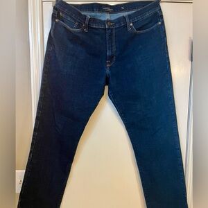 Lucky Brand Men's 363 Straight Leg Jeans 38x32 Dark Wash Stretch Denim Conrad